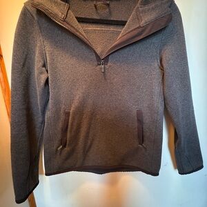 lululemon athletica Women's Gray Half-Zip Hoodie